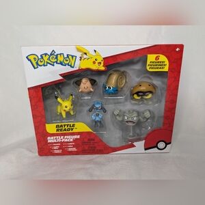 Pokémon Pack 6 Battle Figure Figures Set 7